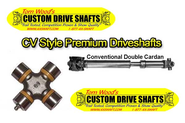 Jeep Wrangler TJ - Rear 1310 CV Driveshaft - SYE - Auto | Clayton Offroad